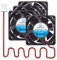 WINSINN DC 60mm Fan 12V 6025 Dual Ball Bearing Brushless Cooling 60x25mm 2PIN (Pack of 4Pcs)