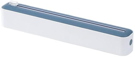 Generisch Frischhaltefolienschneider, Aluminium, Papier, NM6E760SAQB1R75LU9, 36.5 x 5.5 x 5 cm, FOOD_WRAP, Küchenfolienschneider, Folienschneidebox mit Gleitschneider, Rollenhalterspender