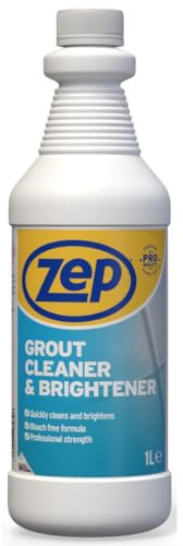 Zep Grout Cleaner & Brightener - 1L Tile Grout Cleaner for bathroom tiles, bathroom grout cleaner, floor grout cleaner, tile and grout cleaner, bathroom tile grout cleaner, shower grout cleaner