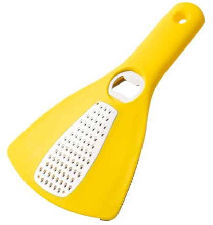3 in 1 Carrot Grater with Bottle Opener & Can Opener, Stainless Steel Vegetable Grater for Potato Carrot Cucumber Cheese