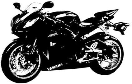 Motorrad Wandtattoo Junge Schlafzimmer Dekoration abnehmbare Vinyl Wandaufkleber VinylNursery Kinderzimmer-S-27x42cm-Black