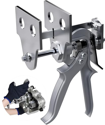 Brake Caliper Compression Tool, Single/Twin/Quad/Sextuplet Piston Disc Brake Caliper Tool, 29100 Brake Pad Spreader Compatible with Most Cars and Light Trucks