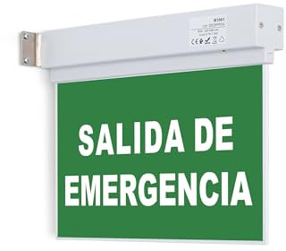 B·LED BARCELONA LED Permanente Notleuchte mit Schild Notausgang