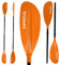 24MOVE® Doppelpaddel LAGO Paddel 220cm Kanupaddel Aluminium, Stand-Up Paddling, Paddel für Kajak, Schlauchboot, verstellbar, Koralle