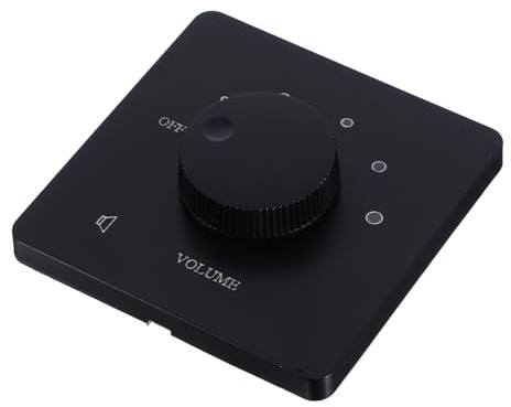 VANZACK Volume Control Panel Knob for In-wall Installation Balanced Volume Adjustment for Speaker Audio Settings for Family Entertainment Rooms