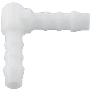 5x L-Schlauchverbinder 10mm aus POM – Schnellverbinder für Schläuche & Rohre, Kunststoff Schlauchkupplung für Auto, Industrie & Haushalt