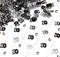 14g Black & Silver 50th Birthday Confetti Foil Metallic Glitz Table Scatter Sprinkles Age Bday Party Decorations