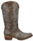 Roper Women's Riley Western Boot, Brown, 7.5 D US