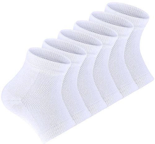 Fersensocken, weich, durchlüftet, für trockene rissige Haut, feuchtigkeitsspendend, 3 Paar