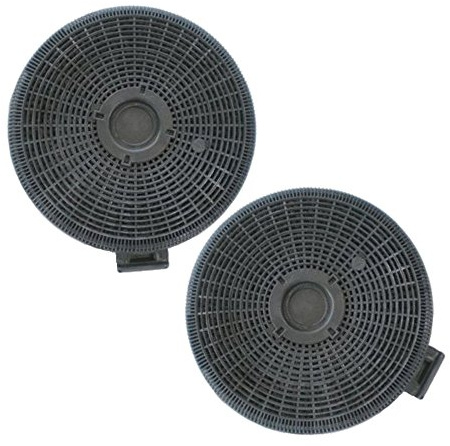 Ersatz-Aktivkohlefilter für Dunstabzugshauben - für D4C-Kohlefilter - passend zu Teka DB / DB1 / DBB/DH/DHX/DGE/NC / NC2 - Sparset mit 2 Stück