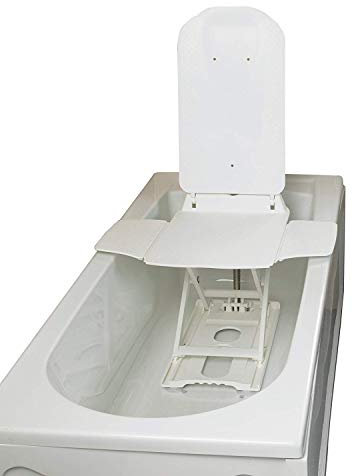 Kanjo Bariatric XL Reclining Bathlift – 170kg Weight Limit – Bath Chair for Elderly or Disabled – Easy Clean Mobility Bathroom Aid – 4-Year Warranty Included
