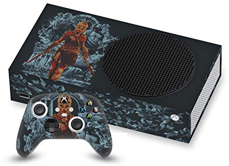 Head Case Designs Offizielle Zugelassen Assassin's Creed Kassandra Vine Odyssee Kunstwerk Matte Vinyl Haut Gaming Aufkleber Abziehbild kompatibel mit Xbox Series S Console and Controller Bundle