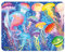 3D LiveLife Magnet - Qualle Jiggle von Deluxebase. Linsenförmige 3D Qualle Kühlschrankmagnet. Dekoration für Kinder und Erwachsene mit Kunstwerk lizenziert von bekannt Künstler, Michael Searle