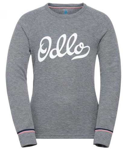 Odlo Herren Bl Top Crew Neck L/S Active Warm Originals Eco Kids T-Shirt