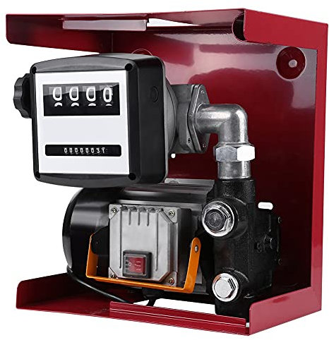 Wall Mounted Pump, Pump 550W 60L/Min Electric Fuel Self-Priming Transfer Pump 230V Oil Transfer Pump Fuel Pump Fuel Transfer Dispenser Pump for Vehicle, Oil Warehouse