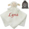 KDO MAGIC - Doudou personnalisé - Doudou Animaux Personnalisable - Peluche bébé brodée avec Le prénom - Tissu Doux - Idée Cadeau Enfant, garçon, Fille, Naissance (Mouton)