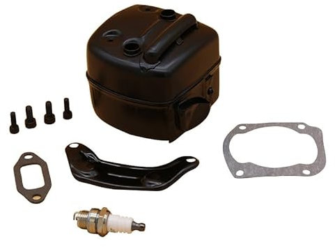 Werkzeugzubehör Auspuff-Schalldämpfer-Halterungs-Dichtungs-Kit for Husqvarna 365 371 372 XP 385 390 XP Gartenkettensäge Ersatzteile