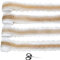 4 Rollen x 2 m Juteband mit Spitze, Spitzenband Vintage dekoband für DIY Handwerk Weihnachten Deko Hochzeit Party Basteln Geschenkband