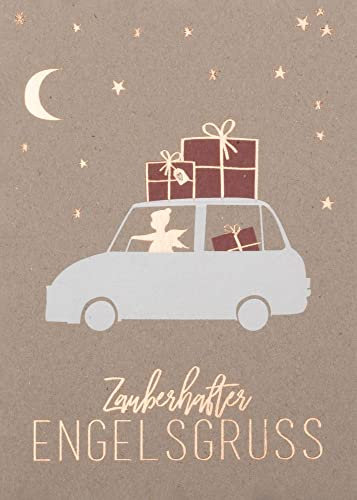 Räder Weihnachtsautokarte Zauberhafter Engelsgruß