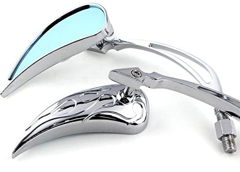 Chrome Teardrop Rückspiegel Für Honda Rebel 250 Shadow 600 750 Vtx Vt