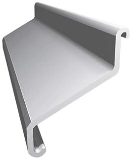 Renoplast® Verbinder für Traufprofil K30 Grau | Fertigstellung von Terrassen und Balkonen | Fliesenböden auf Klebemörtel | Wasser ablaufsysteme Winkelprofil | Korrosionsschutz Terrassenprofile