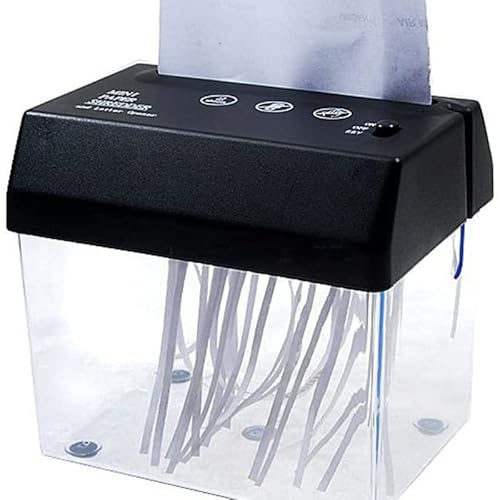 Mini-A6-Aktenvernichter – Tragbarer USB-Elektro-A6-Metallmesser, Verschleißfest, Platzsparend, Elektrischer Aktenvernichter, Schnell zu Zerkleinern, Für Das Heimbüro
