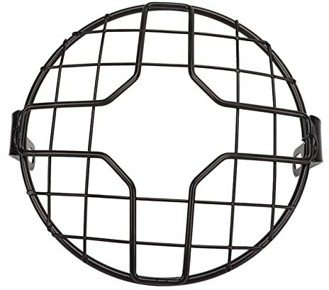 Tyenaza Griglia Faro per Moto, Copri Griglia Anteriore Universale Resistente al Motociclo per la Maggior Parte delle Moto, Accessori per Motocicli, Rotonda da 16cm (A)