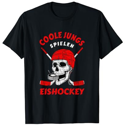 Coole Jungs spielen Eishockey Hockey Eishockeyspieler T-Shirt