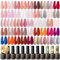 ROSALIND UV Nagellack Set, 48 Stück Mini Gel Nagellack Shellac Nagellack Rosa Weiß Nackt Transparent Rot Jelly Glitzer Farbgel Gelnägel für Nagelstudio Design Starter Maniküre Geschenkset