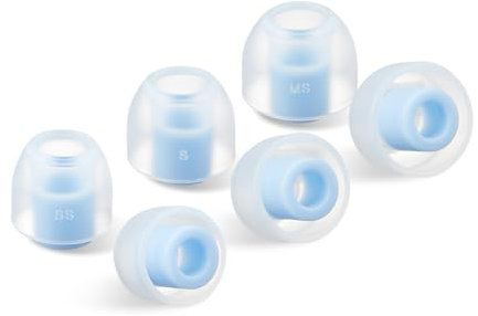 AZLA SednaEarfit Origin (S/MS/M) - Earbud Tips for Noise Cancelling Headphones – Eartips Compatible with Wired Headphones, Wired Earbuds, Noise Cancelling Earbuds