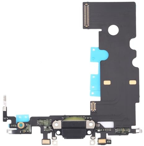 YuYue Electronic USB Charging Port Dock Connector Mic Flex Cable Replacement Compatible With iPhone SE 2022 3rd /SE2020 2rd Gen Black