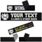Avenger Klettpatch personalisieren - Superhelden Patch personalisiert mit Klettverschluss - Aufnäher mit Klett individuelle Namensschilder - Klett Patch selbst gestalten - 125x25mm