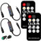 2 pezzi Controller LED Dimmer, Mini Rf Dimmer Controller, Regolatore Dimmer, Controller Rf E Telecomando Controller Mini Cct/Rgb Controller LED Rgb Regolatore Dimmer Mini Rf Per Tavolo Tv, Bancone