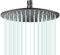AULEEND Rain Shower Head, Work with Any Decorative Style，All Metal Rainfall Shower Head (Matte Black, 10 Inch)