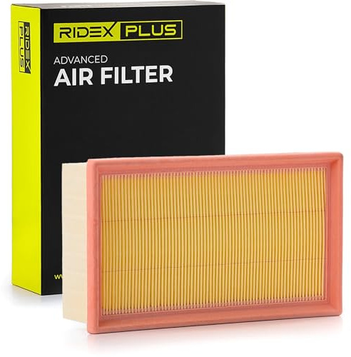 RIDEX PLUS 8A0092P Motor Luftfilter Auto Filtereinsatz für PKW Kompatibel mit RENAULT Clio 3 Schrägheck BR0/1, CR0/1 Clio 2 BB0/1/2, CB0/1/2 MODUS/GRAND MODUS F/JP0, FIAT GRANDE PUNTO 199, NISSAN