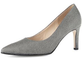 Gabor Damen Klassische Pumps, Frauen Absatzschuhe,Heels,hochhackige Schuhe,stoeckelschuhe,Ausgehschuhe,Abendschuhe,Argento,38.5 EU / 5.5 UK