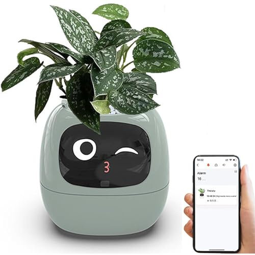 STMKB Macetas Inteligentes, Máquinas Interactivas para Plantar Plantas, Expresiones Ricas Y Una Variedad De Modos Interactivos Interesantes Hacen Que Plantar Plantas Sea Fácil Y Divertido.