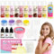 Lipgloss Selber Machen, Vezerd Lippenbalsam Making Kit, Mädchen Kreative Basteln Erwachsene Lip Gloss Lippenstift DIY Herstellungsset Set, Lustiges & Einfaches Make Up Geschenk Für Frauen