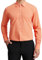 HISDERN Men's Orange Dress Shirt Long Sleeve Regular Fit Business Bamboo Fiber Shirt Casual Wrinkle-Free Shirt with Pocket,L