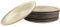 OTIX Essteller - Teller Set - 12 Personen - Dekoration - Gold - Glitzer - Dekoteller - Tischdeko - Unterteller - Weihnachten - 27cm - Glas - AUREA