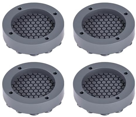 Anti-Walking Waschmaschinensockel, stoßdämpfende Matte, Anti-Vibrationspads, Waschmattenschutz, Anti-Vibrationsmatte für Trockner, Saug-Stoßdämpfer-Pad für Waschtrockner, Podeste und Laufbänder