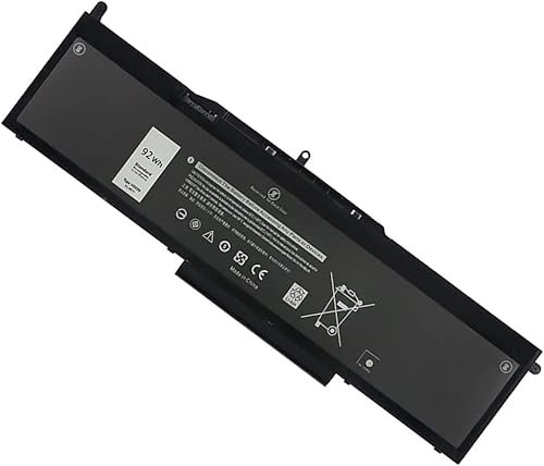 VG93N 11.4V 92Wh 8070mAh; Laptop Battery Compatible for Dell Latitude 5580 5590 5591 E5580 E5591 Precision 15 3520 3530 M3520 M3530 Series WFWKK 0VG93N