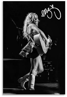 Zbwqlte Megan Moroney Schwarz-Weiß-Poster, Wandkunst, Rollen, Leinwand, Gemälde, Bild, Wohnzimmer-Dekoration, Zuhause, 20 x 30 cm