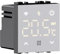 IXTRIMA termostato da incasso modulo programmabile 2P 240V display touch retroilluminato colore bianco compatibile su supporti Bticino Living