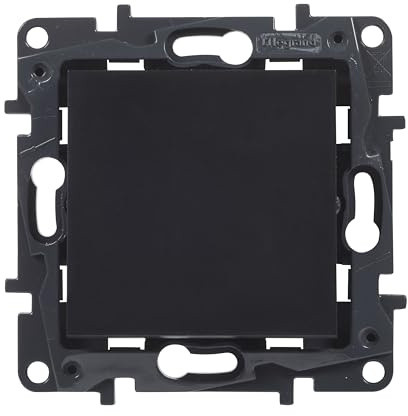 LEGRAND Niloé Step 398222 Kippschalter oder Umschalter, 10AX für Unterputzinstallation, Anthrazit, 398222