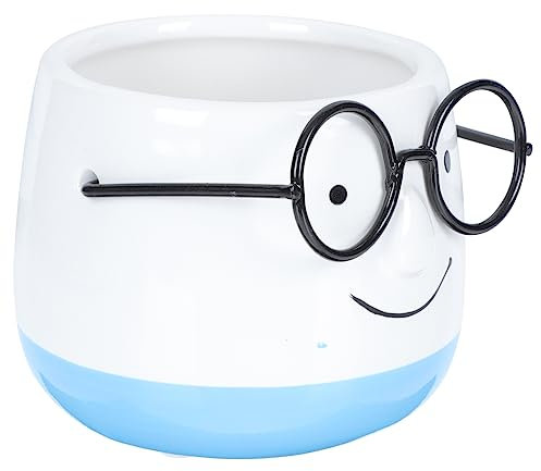 UPKOCH Pot De Fleurs Créatif avec Lunettes Conteneur Décoratif pour Plantes Intérieur Jardin