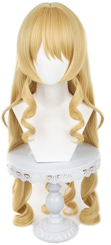 Genshin Impact Cosplay Perücke Anime Cosplay Kostüm Perücke für Halloween karnevals party Kunstfaserperücken, Navia Cosplay Wig
