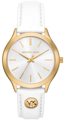 Michael Kors Slim Runway Women's 38MM Gold-Tone Stainless Steel Watch, MK7544