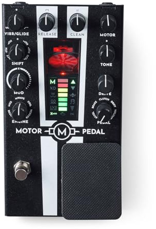 Gamechanger Audio Motorpedal Elektromechanisches Synth Voice und Harmony Pedal mit Pitch Shifter, Pitch Tracking und druckempfindlichem Fußregler