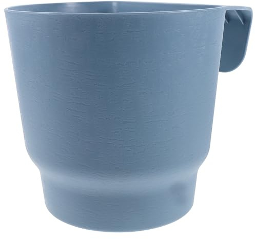 NUOBESTY Multifunktionales aus Kunststoff mit Verdicktem Design Hängendes Gartenblumenpflanzgefäß als Praktischer Hängepflanztopf für Balkon und Garten